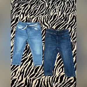 Primark Set of Baby boy slim Jeans Size 9-12M
